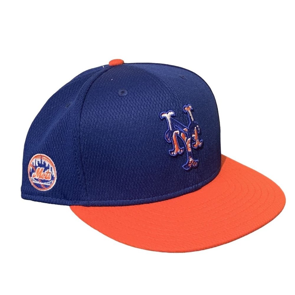 New York Mets Orange Bill 59-fifty New Era Size 8 MLB